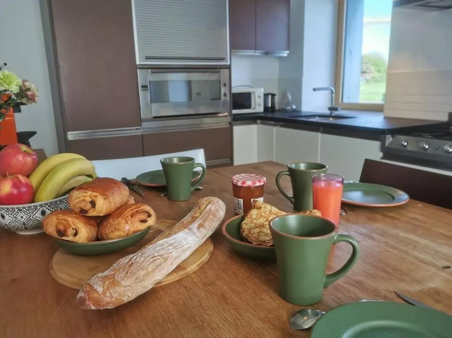 Guimaec Ker Tornaod Maison Familiale Avec Acces Direct A La Mer 0*,  צרפת