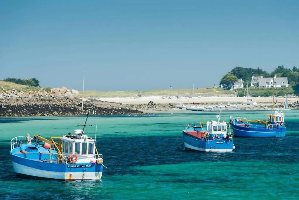 Guimaec Ker Tornaod Maison Familiale Avec Acces Direct A La Mer בית נופש